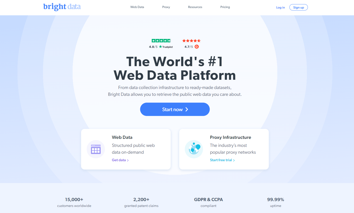 bright data homepage