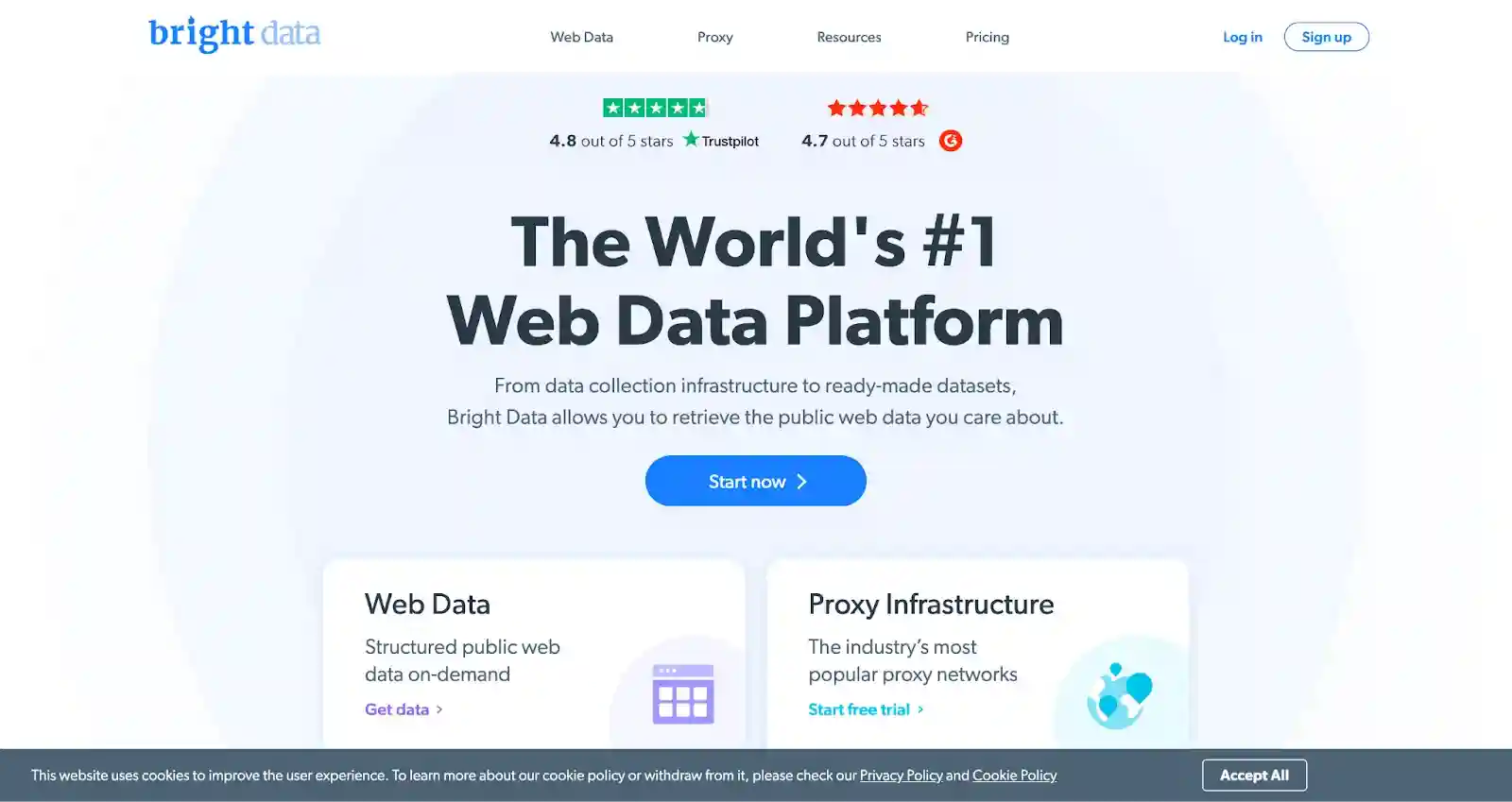 Bright Data Homepage