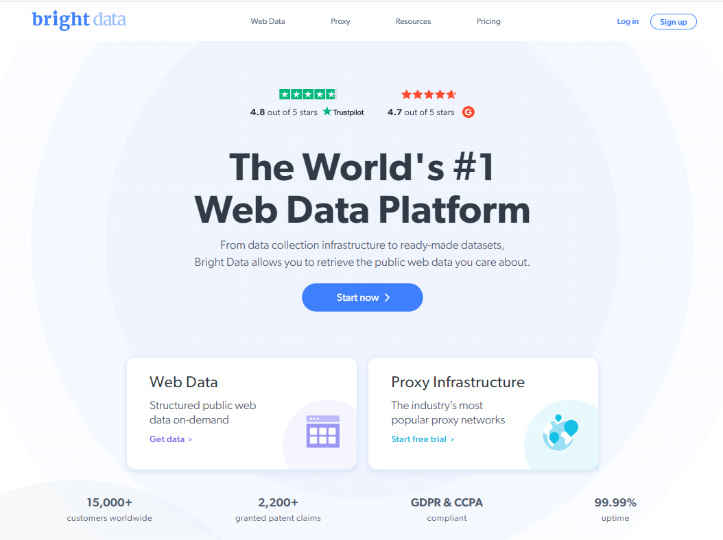 bright data #1 proxy service