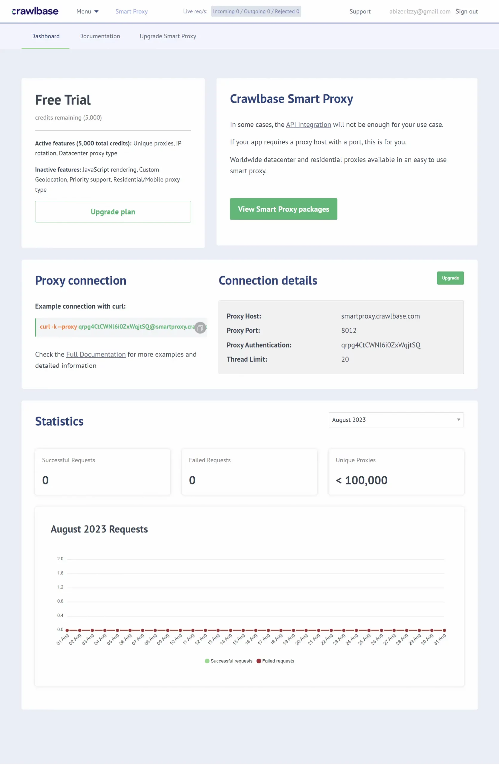 crawlbase signup step5