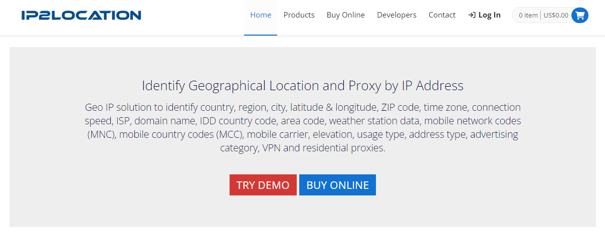 ip2location proxy ip locator