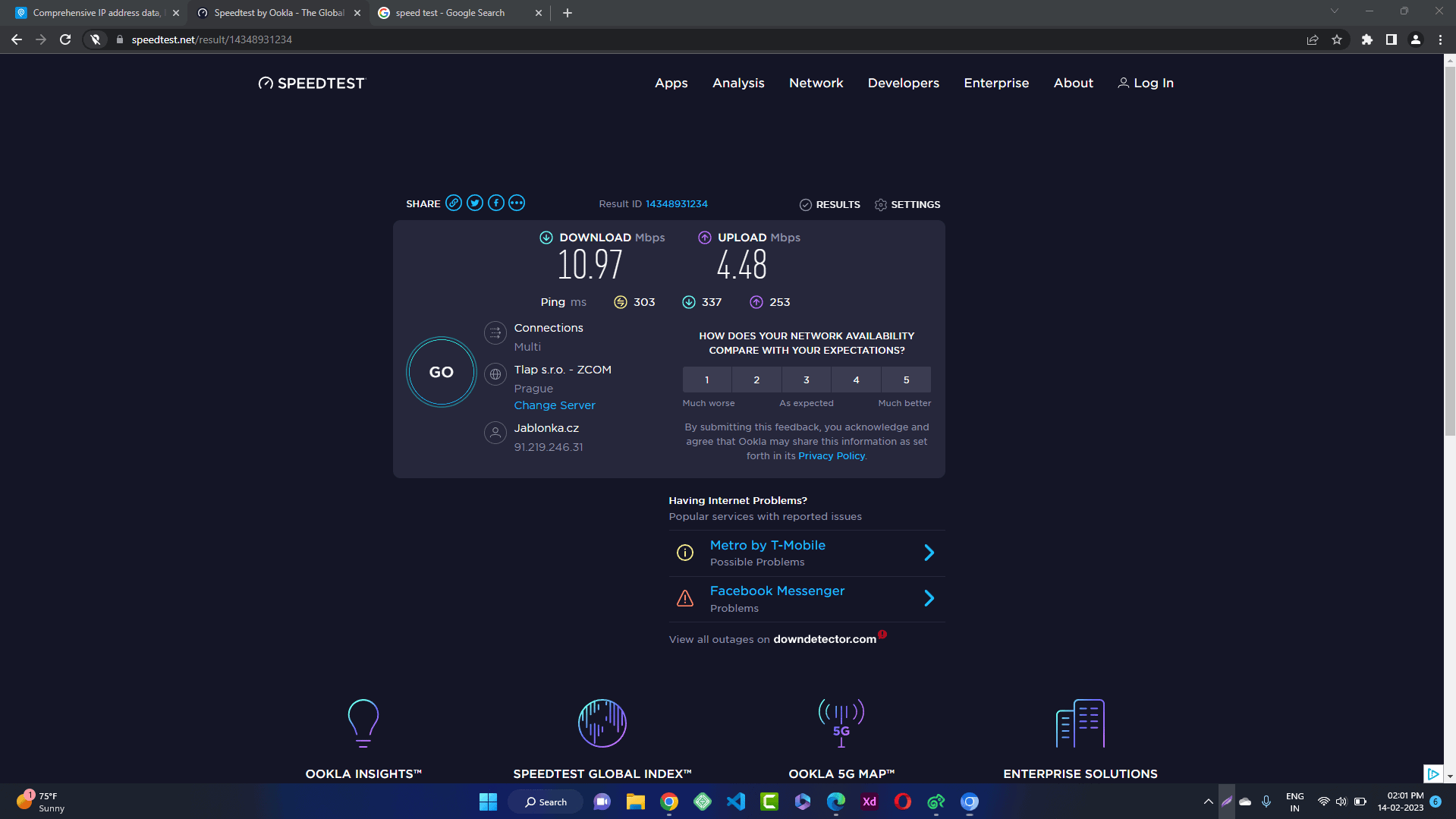 kameleo speed 
test results1