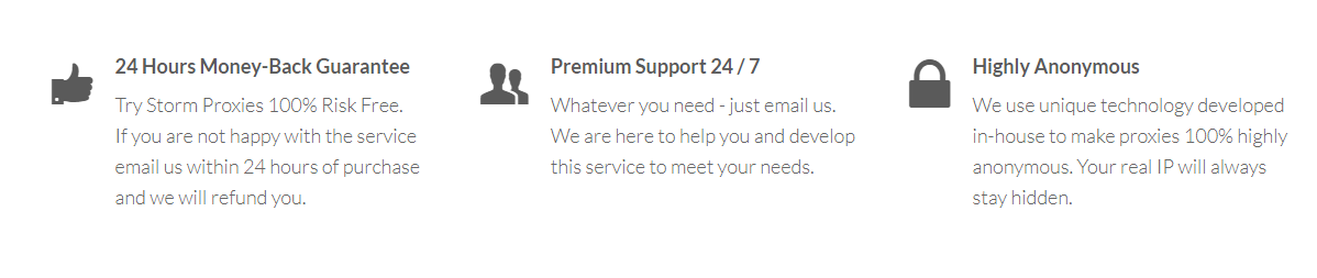 storm proxies secure proxy features