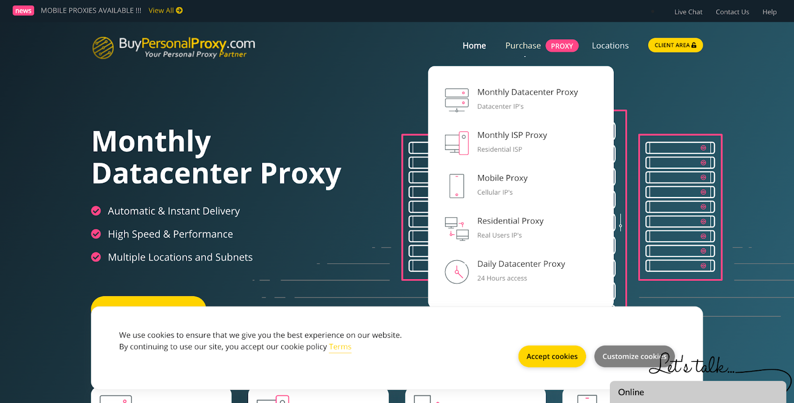 buypersonalproxy monthly proxies