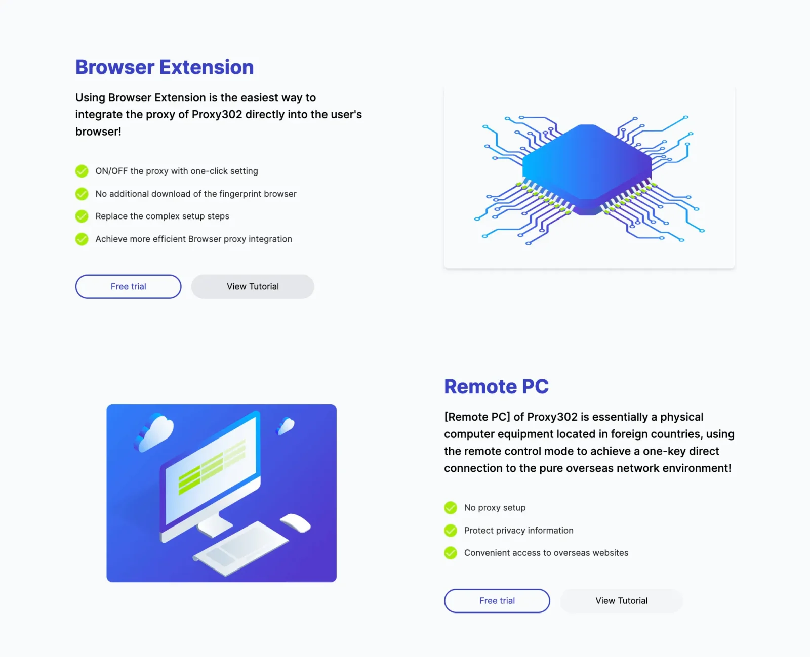 Connection assistance Proxy302