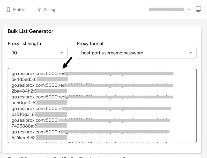 ResiProx proxy list